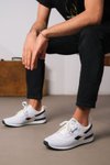 Beyaz Siyah Ortopedik Garantili Unisex Sneaker Spor Ayakkabı