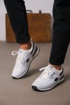Beyaz Siyah Ortopedik Garantili Unisex Sneaker Spor Ayakkabı