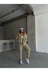 Çağla Kapüşonlu Oversize Alt Üst Eşofman Takım