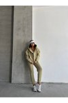 Çağla Kapüşonlu Oversize Alt Üst Eşofman Takım