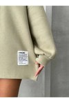 Çağla Oversize Uzun Kapüşonlu Sweatshirt