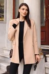 Camel Extra Over Size Blazer Ceket