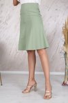 Mint Midi Mevsimlik Parçalıkloş Etek