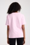 Pembe Limon Baskılı Oversize T-shirt