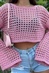Pembe Triko Crop