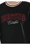 Siyah Boston Oversize Unisex Tshirt