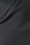 Siyah Fitilli Kısa Kollu T-shirt