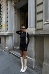 Siyah Mini Libby Basic Elbise