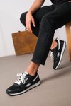Siyah Ortopedik Garantili Unisex Sneaker Spor Ayakkabı