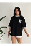 Siyah Oversize Unisex Tshirt