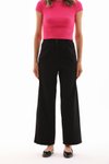 Siyah Palazzo Oversize Kesim Pantolon