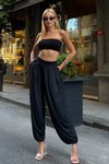 Siyah Şalvar Model Pantolon