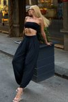 Siyah Şalvar Model Pantolon