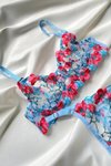 SkyBlue Skyblue Connell Çiçek İşlemeli Bralet Takım
