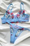 SkyBlue Skyblue Connell Çiçek İşlemeli Bralet Takım
