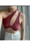Tarçın Çift Yüz Ön Ve Arka Kullanımlı Crop Top