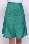 Yeşil Mini Mevsimlik Parçalı Kloş Etek