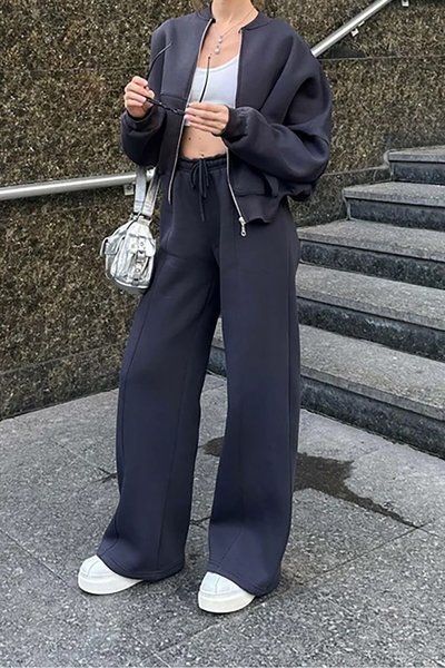 Antrasit Kışlık Alt Üst Eşofman Takım