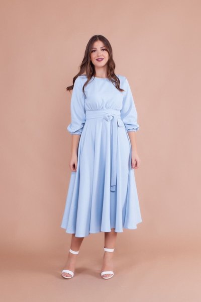 Bebe Mavi Midi Elbise