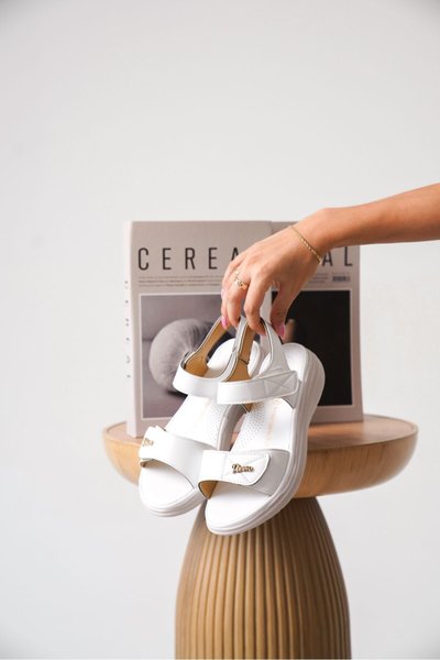 White D685 Orthopedic Sandal
