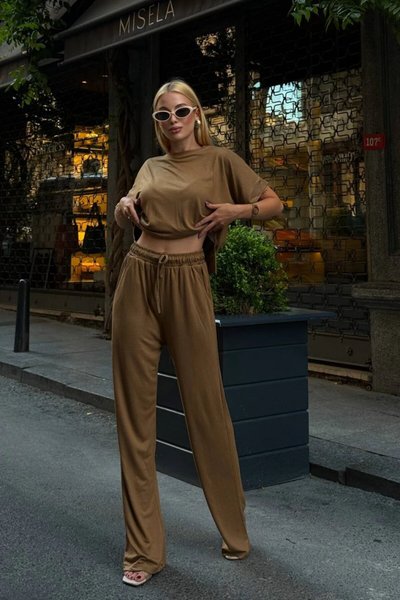 Kahve Pamela Bol Kesim İkili Takım