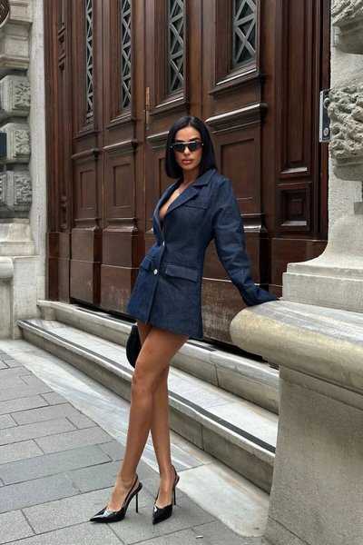 Mavi Kot Blazer Ceket