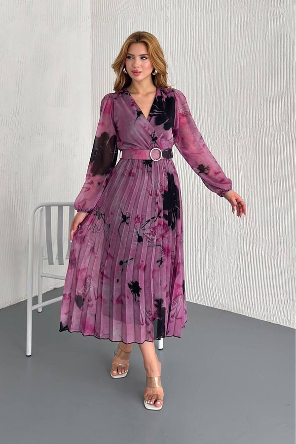 sachin and babi light blue dress Pink Rose Chiffon Dress: Short Sleeve Summer Sundress