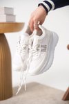 Beyaz Garantili Ortopedik Sneaker Spor Ayakkabı