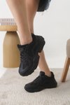 Siyah Ortopedik Sneaker Spor Ayakkabı