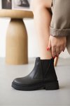 Siyah Soğuk Geçirmez Kışlık Bot &amp; Bootie
