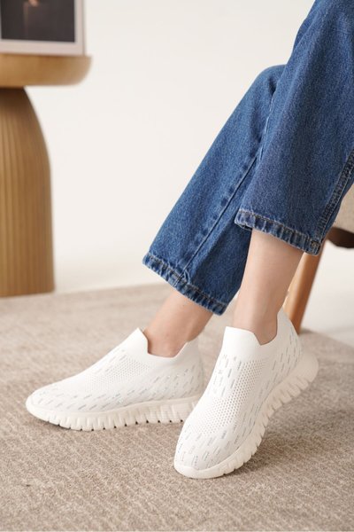 Beyaz Marvin Ortopedik Sneaker Spor Ayakkabı