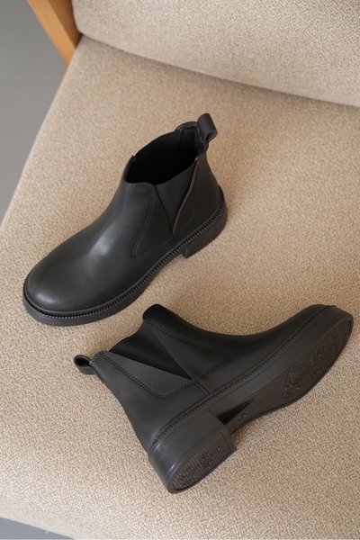 Siyah Soğuk Geçirmez Kışlık Bot & Bootie