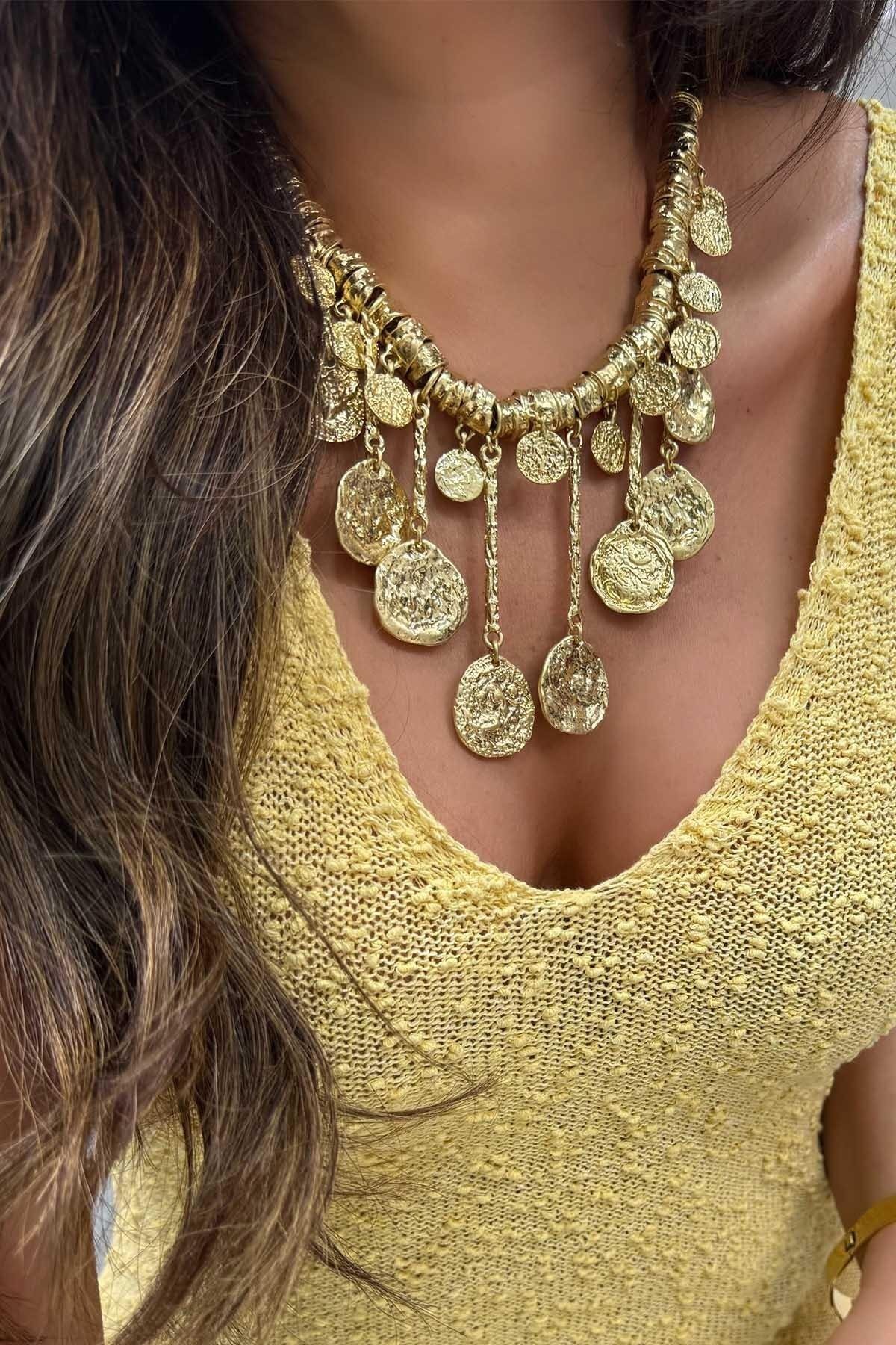 Gold Charm Necklace - Byp Atelier