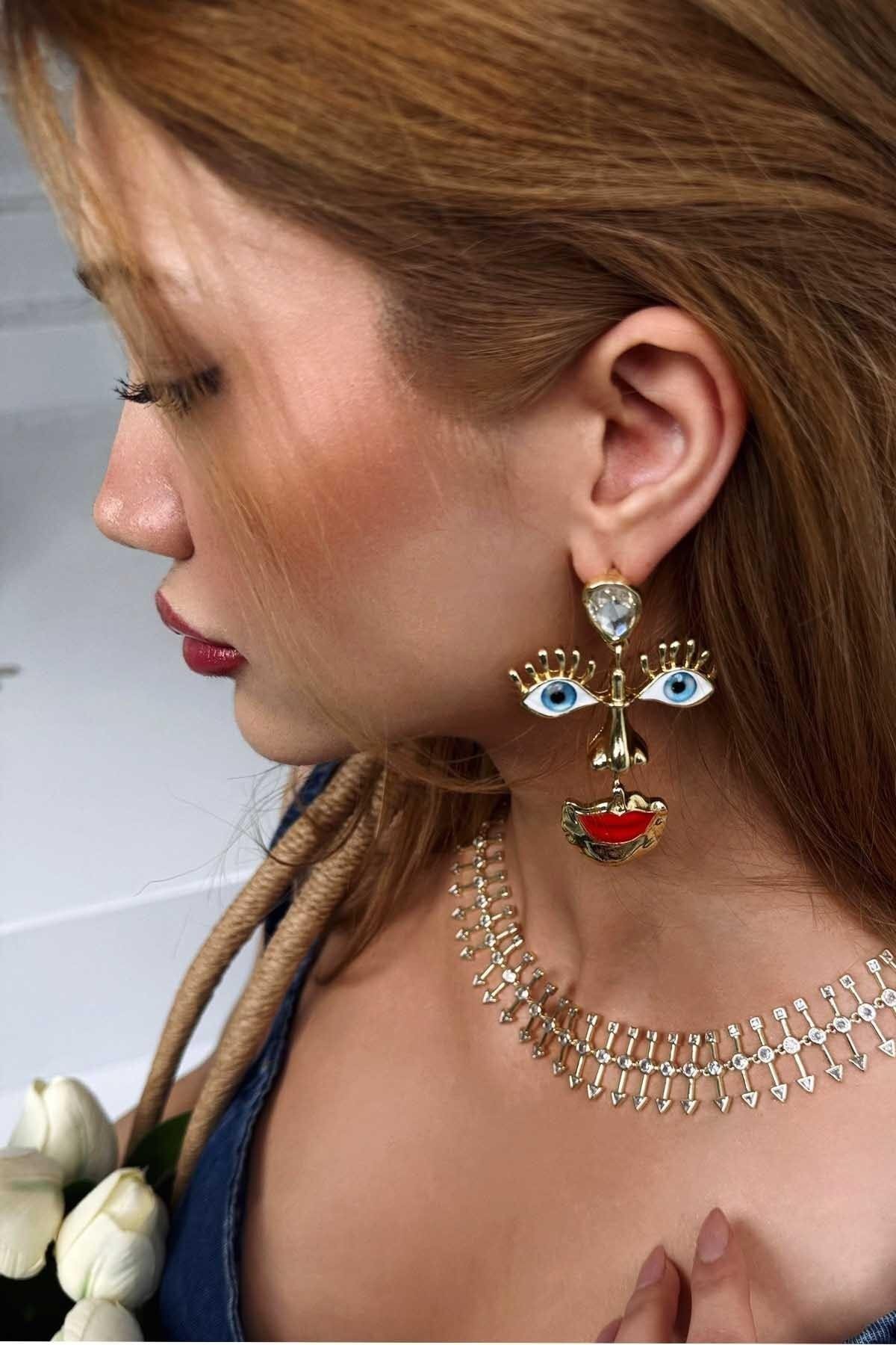 عقد مرصوف بحجارة ذهبية متتالية - Byp Atelier