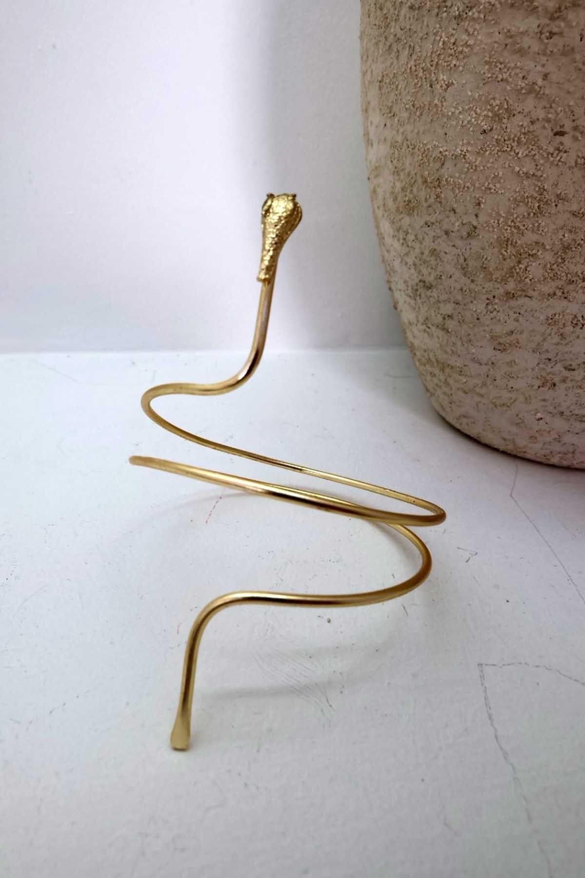 سوار روح الثعبان الذهبي - Byp Atelier
