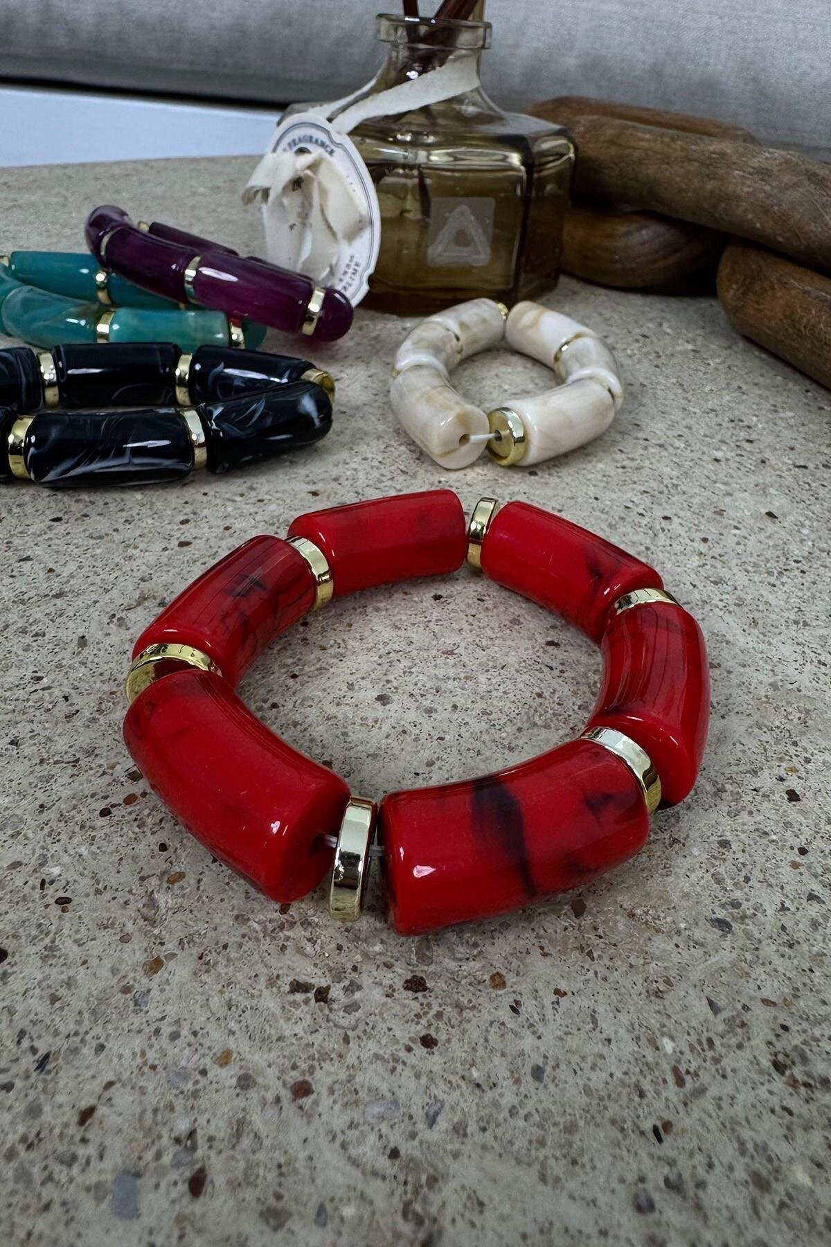 سوار سيلفا أحمر - Byp Atelier