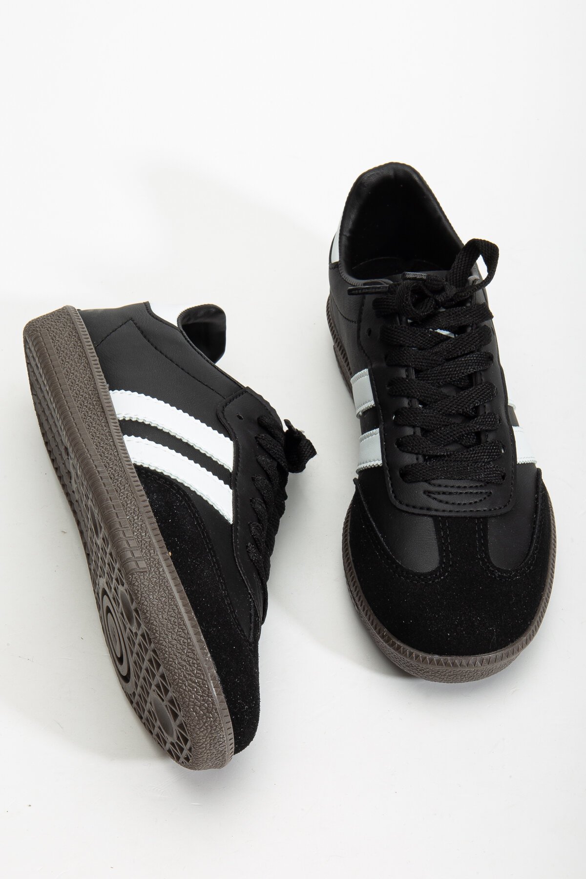Siyah Beyaz Sanbo Ortopedik Unisex Sneaker Spor Ayakkabı - Daxtors