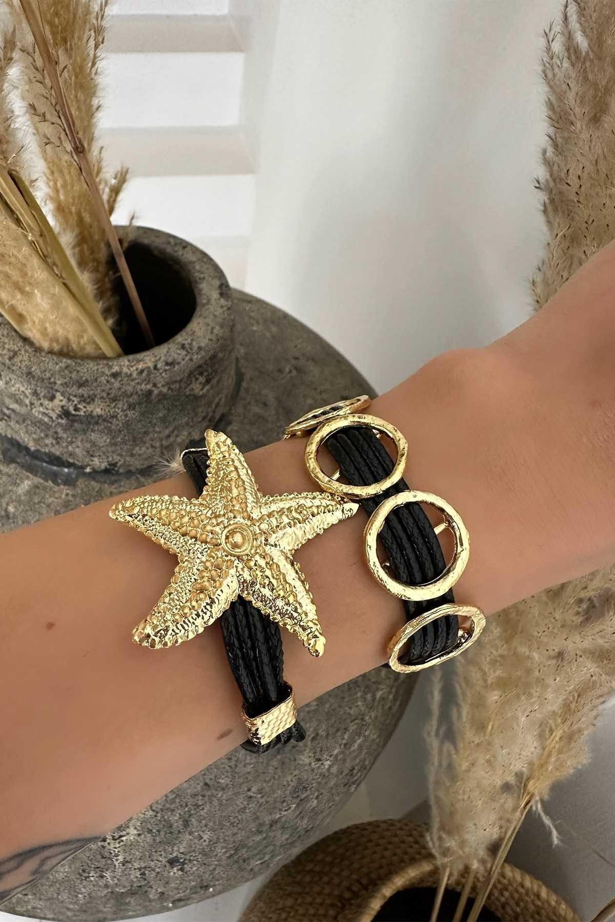 سوار نجم البحر الأسود - Byp Atelier