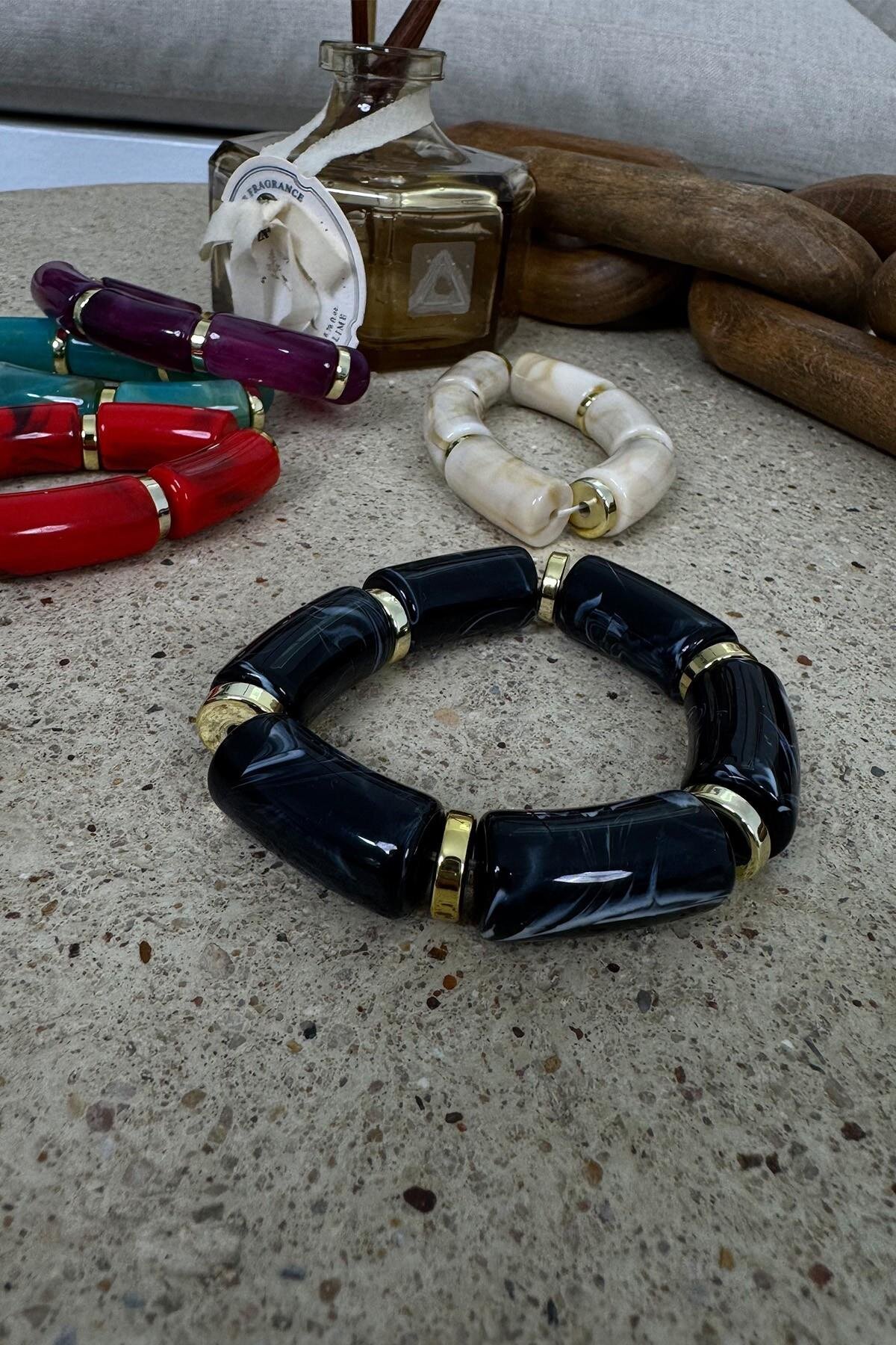 سوار فضة أسود - Byp Atelier