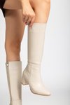 Beige Boots