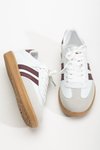 Beyaz Bordo Sanbo Ortopedik Unisex Sneaker Spor Ayakkabı