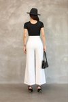 Beyaz Mango Model Pantolon