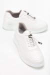 Beyaz Ortopedik Sneaker Spor Ayakkabı