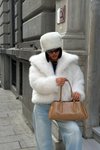 White Premium Fur Jacket