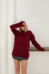 Bordo Oversize Basic Kazak