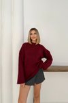 Bordo Oversize Basic Kazak