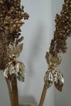Gold Defne Yaprağı Küpe