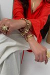 Gold Denizyıldızı Suni İnci Yüzük