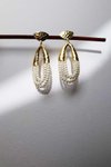 Gold Cluster Earrings