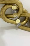 Gold Silver Metal Harmoni Bileklik